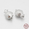 925 Sterling Silver Fish Beads STER-M090-32-3