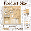 Wood Shaving Boards DIY-WH0548-006-2
