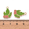 Alloy Enamel Pendants ENAM-T022-25-3