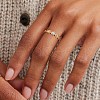 925 Sterling Silver Finger Rings for Women RJEW-C133-03G-3
