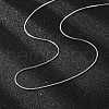 Non-Tarnish 304 Stainless Steel Square Snake Chains Necklaces NJEW-P170-01P-05-3