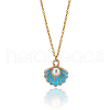 Ocean Theme Alloy Enamel Pendants ENAM-BC0001-04-7