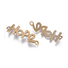 Tibetan Style Links connectors TIBE-E011-AB-NF-2