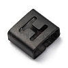 Ion Plating(IP) 304 Stainless Steel Square Slide Charms STAS-L132-04H-B-2