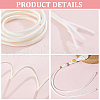 BENECREAT 10M Round Satin Tape with Cotton Cord Inside OCOR-BC0007-35C-4
