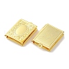 Rack Plating Brass Locket Pendants KK-F090-04G-2