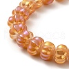 Rainbow Plated Electroplate Glass Beads GLAA-G106-02A-FR01-3