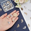 ARRICRAFT 32Pcs 2 Colors Alloy Rhinestone Pendants FIND-AR0003-43-3