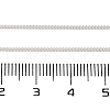 925 Sterling Silver Curb Chains STER-P064-06S-3