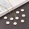 Initial Letter A~Z Alphabet Enamel Charms ENAM-X0018-07-6