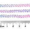 Transparent Painted Glass Beads Strands X1-DGLA-A034-T4mm-A08-3