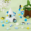 SUNNYCLUE Silicone Focal Beads SIL-SC0002-32-4