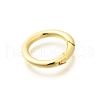 Brass Spring Gate Rings KK-L225-012G-2