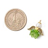 Glass Seed Beaded Angel Pendants PALLOY-MZ00713-04-2