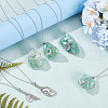 6Pcs Crystal Cage Holder Necklace NJEW-AB00035-5
