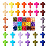  225Pcs 15 Colors Opaque Acrylic Beads SACR-TA0001-12-9