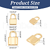 Unicraftale 12Pcs 2 Styles 304 Stainless Steel Pendants STAS-UN0057-68-3