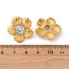 304 Stainless Steel Rhinestone Stud Earrings EJEW-R027-03G-5