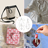Beebeecraft 3Pcs 3 Styles Alloy with Plastic and  Polyester Pendant Decorations HJEW-BBC0001-07-6