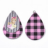 Animal Theme PU Leather Big Pendants X-FIND-R084-04C-2