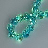 Luminous Handmade Gold Foil Glass Beads Strands FOIL-N029-01G-2