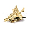 Christmas Tree Alloy Rhinestone Brooches JEWB-I034-33G-2