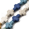 Natural Lava Rock Beads Strands G-L498-E01-01A-1