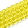 Transparent Glass Beads Strands X-GLAA-T032-T8mm-12-1