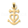 201 Stainless Steel Pendants STAS-U003-11G-1