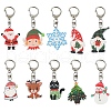 Christmas Theme Acrylic Pendant Decoration HJEW-YW00032-01-2