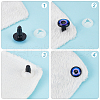   40 sets 4 style Plastic Doll Wiggle Googly Eyes DIY-PH0010-89-4