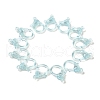 Transparent Plastic Lobster CLaw Clasps KY-H005-A02-1