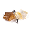 Natural Yellow Hematoid Quartz Pendants G-Q172-09P-10-2