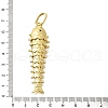 Rack Plating Brass Pendants KK-M309-37B-G-3