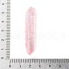 Electroplated Natural Quartz Pendants G-P315-B01-08G-3