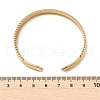 304 Stainless Steel Cuff Bangles for Women BJEW-B120-03G-03-5