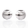 Rhodium Plated 925 Sterling Silver Beads STER-T007-11P-01-2