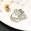 304 Stainless Steel Hoop Earrings for Women EJEW-C096-46P-4