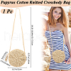 Beebeecraft 1Pc Papyrus Cotton Knitted Crossbody Bags AJEW-BBC0002-27B-2