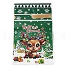 Christmas Deer Plastic  Packing Pouches Drawstring Bags ABAG-Q053-05A-1