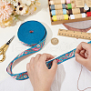 FINGERINSPIRE 10 Yards Ethnic Style Embroidery Polyester Ribbons OCOR-FG0002-26C-3