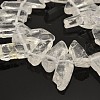 Natural Gemstone Quartz Crystal Nuggets Bead Strands G-E220-04-1