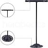 3 Pcs T Bar Iron Earring Displays Sets EDIS-FG0001-11-6