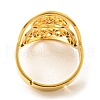 Adjustable 304 Stainless Steel Woven Web/Net with Feather Ring RJEW-F149-05G-3