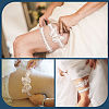 Polyester Lace Elastic Bridal Garters DIY-WH0308-148A-6
