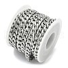 304 Stainless Steel Curb Chains Unwelded CHS-Z005-04P-1