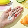Stainless Steel & Alloy Enamel Keychain KEYC-YW00077-5