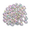 AB Color Plated Glass Beads EGLA-P059-03A-AB05-1