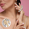 HOBBIESAY 60Pcs 2 Colors 304 Stainless Steel Spacer Beads STAS-HY0001-49-6
