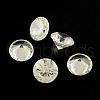 Diamond Shaped Cubic Zirconia Pointed Back Cabochons ZIRC-R004-16mm-01-1